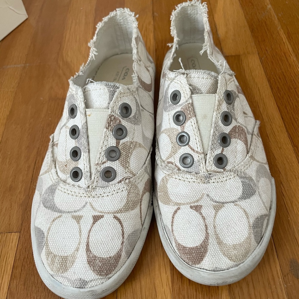 Coach slip ons